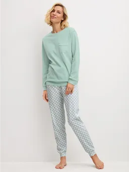 CALIDA CALIDA Schlafanzug Sweet Dreams (2 tlg) Langarm, Rundhals, Interlock-Qualität, weich, bequem – Produktbild 1 von 1