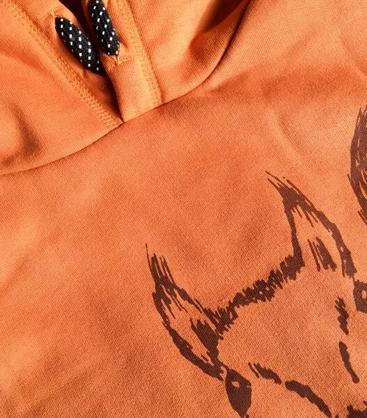 päfjes päfjes Ella Eichhorn / Squirrel - Fair gehandelt - Unisex Bio Hoodie / Kapuzenpulli – Produktbild 4 von 4