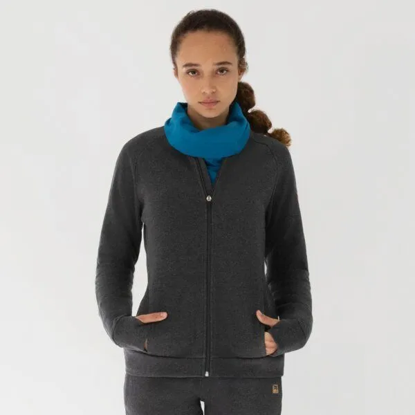 TAO Sportswear TAO Sportswear Damen Sweatjacke INGA mit Stehkragen aus Bio-Baumwolle – Produktbild 1 von 4
