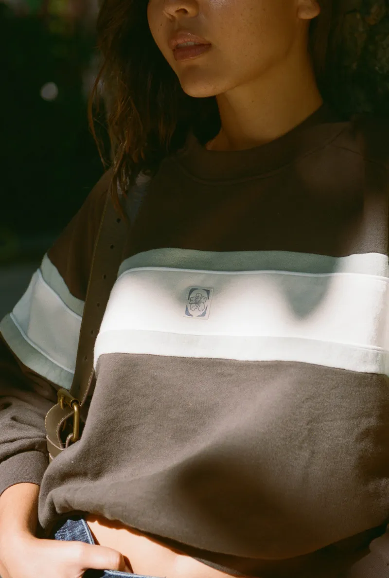 Nénés Nénés Damen vegan Sweatshirt Aria Braun, Braun, – Produktbild 1 von 2