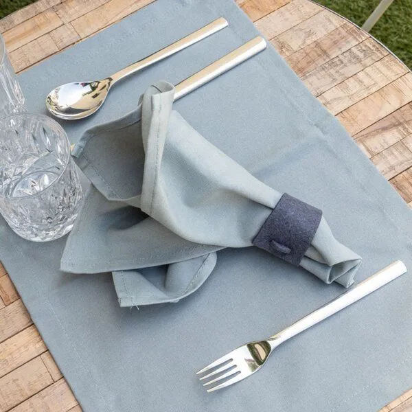 Mary Rose® Mary Rose® SOFT Panama-Tischset, Baumwolle Bio, Hellgrün, – Produktbild 2 von 2