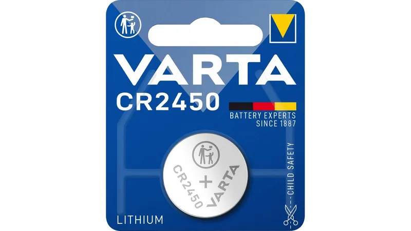 Varta Varta Lithium-Knopfzelle 'CR2450', 3V – Produktbild 5 von 5