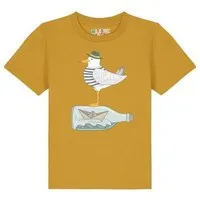 watabout kids watabout.kids T-Shirt Kinder Möwe mit Hut, Ochre, – Produktbild 1 von 1