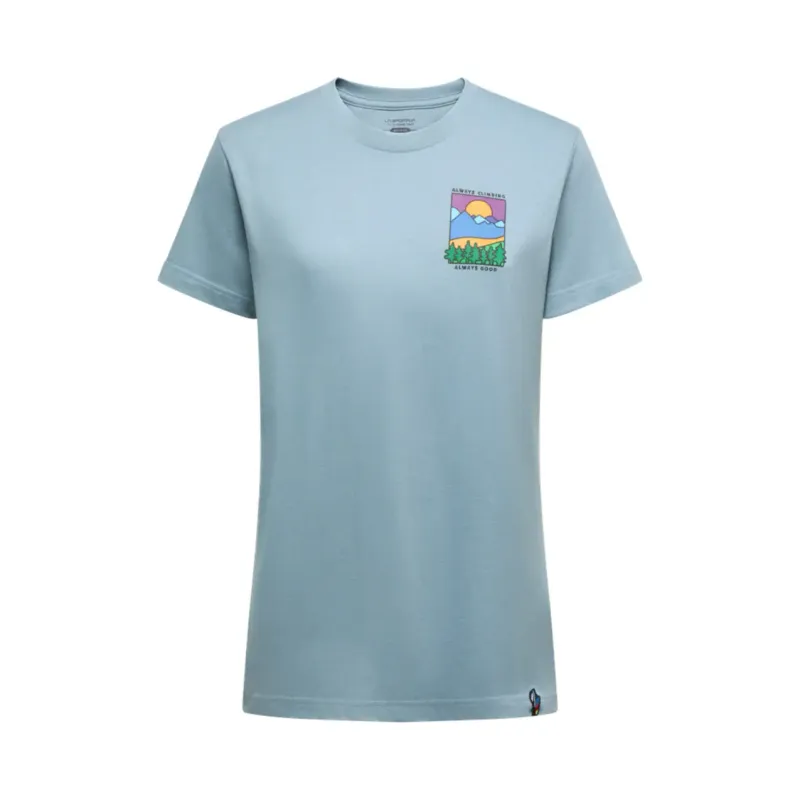 La Sportiva Damen T-Shirt La Sportiva Always Climbing, Bleu, – Produktbild 1 von 1