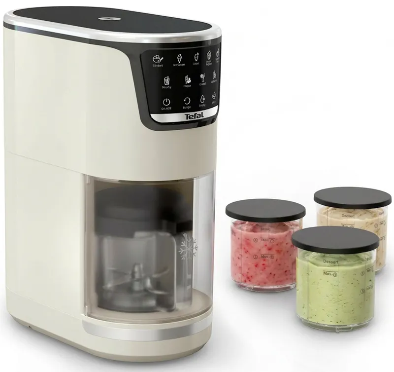 Tefal Tefal Eismaschine "DOLCI" mit 10 Programmen, Weiß, – Produktbild 4 von 7