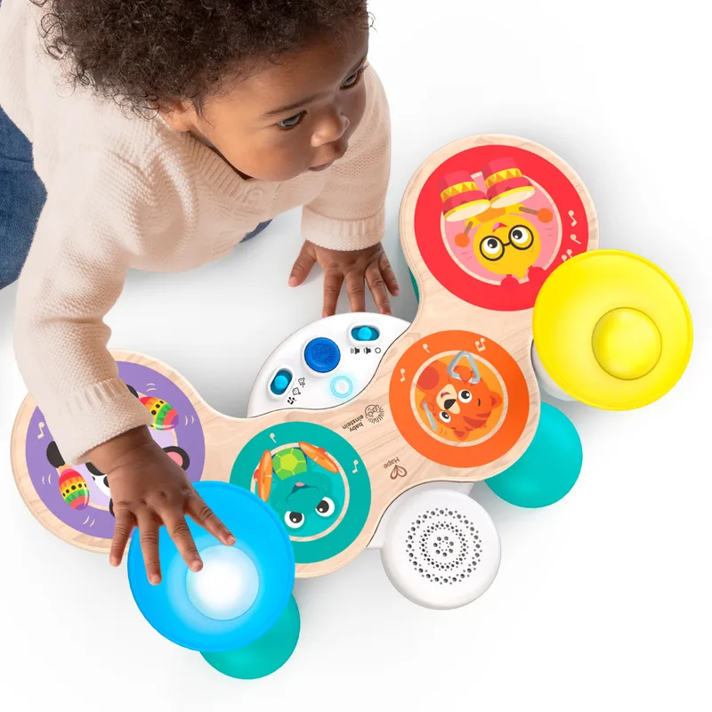 Hape Hape Baby Einstein Schlagzeug Together in Tune Drums™, Mehrfarbig, – Produktbild 3 von 3