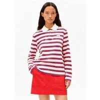 ARMEDANGELS ARMEDANGELS STRIPE POLO Damen Longsleeve aus Bio-Baumwolle – Produktbild 1 von 1