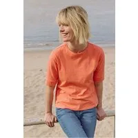 Tranquillo Jerseyshirt Lottee aus Bio-Baumwolle - camellia orange / M – Produktbild 1 von 3
