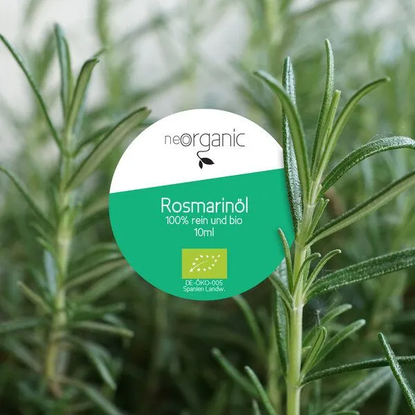 NeoOrganic NeoOrganic Bio-Rosmarinöl (Rosmarinus officinalis), 100% naturreines ätherisches BIO-Öl – Produktbild 3 von 3