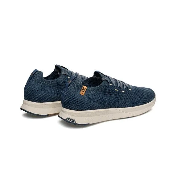 SAOLA SAOLA Vegane Sneakers - leicht, Slip-On, komfortabel - Tsavo 3 W, Navy gold, – Produktbild 4 von 4