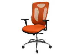 Topstar Topstar Bürodrehstuhl "Sitness Net Pro 100" mit Armlehnen orange – Produktbild 1 von 1