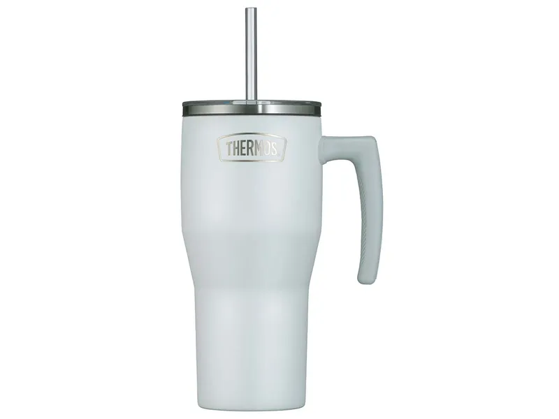 Thermos Thermos Isolier-Trinkbecher "REFRESHING", mit Trinkhalm & Henkel, 850 ml – Produktbild 1 von 1