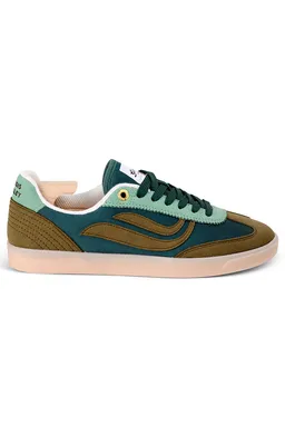 Genesis Genesis Herren vegan Sneaker G-Volley Mesh Amber Grün Petrol – Produktbild 1 von 1