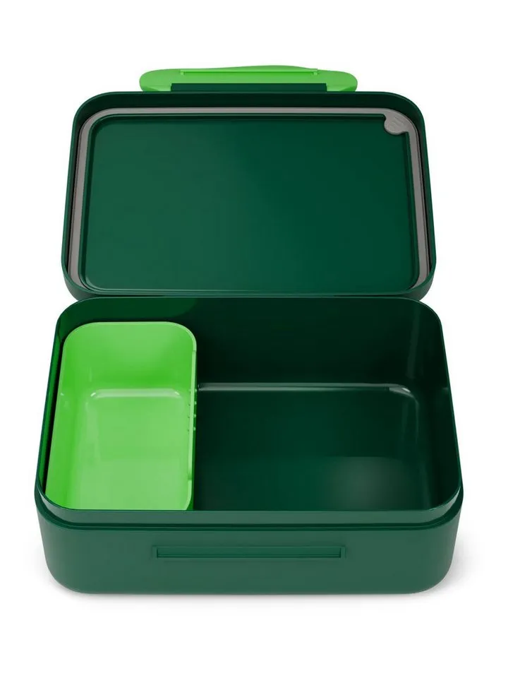 Ergobag Ergobag Lunchbox Brotdose, Kunststoff, (Brotdose, 1-tlg., 1x Brotdose), spülmaschinengeeignet bis 45 Grad, Handwäsche empfohlen, Grün, – Produktbild 7 von 8