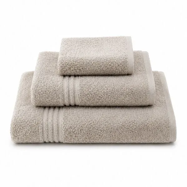 Bruno Barella Bruno Barella Handtücher aus Bio-Baumwolle – 30x50, 50x100 & 70x140 cm – einzeln oder als Set erhältlich, Natur beige, – Produktbild 1 von 2
