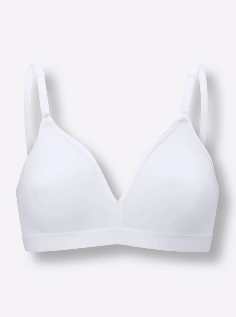 Triumph T-Shirt-BH ohne Bügel, Weiß, – Produktbild 1 von 2