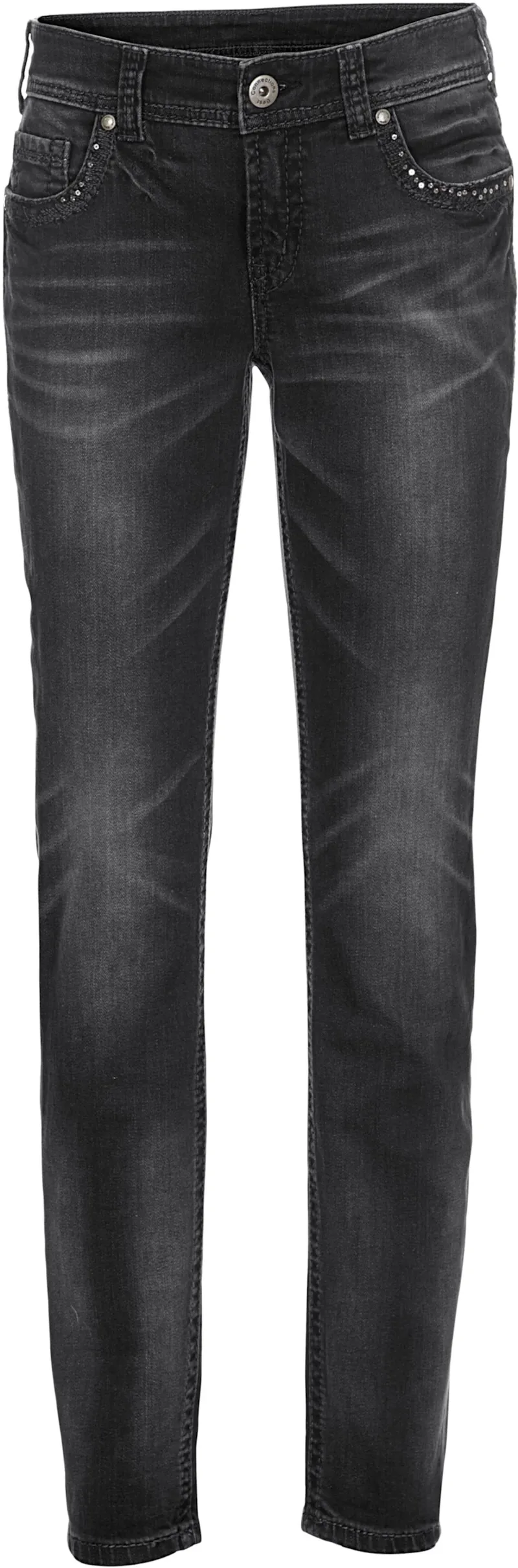 heine Röhrenjeans, Black stone, – Produktbild 2 von 2