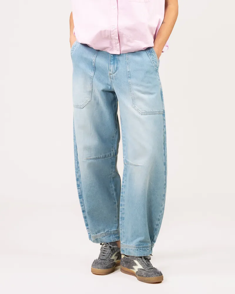 Kuyichi Kuyichi Damen vegan Jeans Jane Barrel Hellblau, Hellblau, – Produktbild 1 von 2