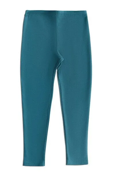 Leela Cotton Leela Cotton Baby Kinder Leggings Bio-Baumwolle Unisex 2051, Tanne (grün), – Produktbild 2 von 5