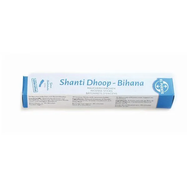 El Puente El Puente Räucherstäbchen "Shanti Dhoop - Bihana" | Fair Trade & Handmade aus Nepal, Mehrfarbig, – Produktbild 1 von 2