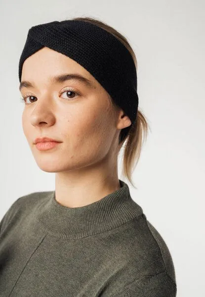 MELA Stirnband MEENA | von MELA | Fairtrade & GOTS zertifiziert, Schwarz, – Produktbild 1 von 4