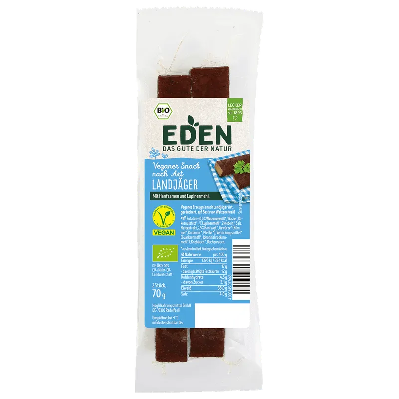 Eden Eden Veganer Snack Landjäger Art – Produktbild 1 von 2