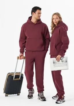 ORGANICATION ORGANICATION HARVINN | Essentials Travel Unisex Hoodie aus Bio-Baumwolle und recyceltem Polyester – Produktbild 1 von 1