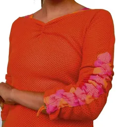 körber mode körber mode Shirt Bio Mesh gerafft – Produktbild 1 von 1