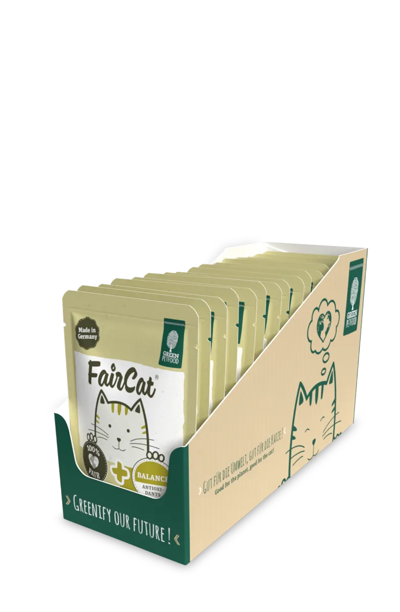 Green Petfood Green Petfood FairCat Balance 8 x 85 g, Grün, – Produktbild 1 von 2
