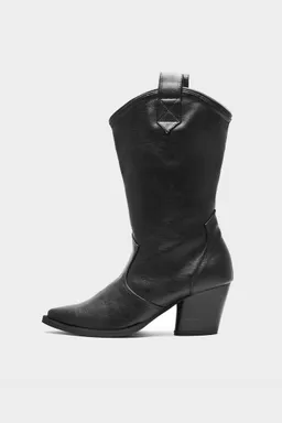 BOHEMA BOHEMA Damen vegan Sleeky Cowboy Stiefel Schwarz – Produktbild 1 von 1