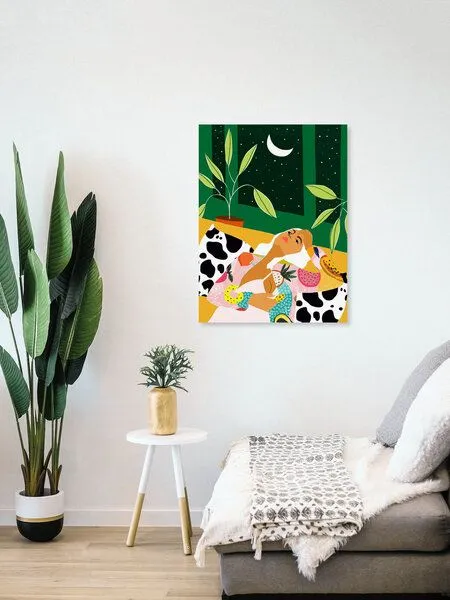 Photocircle Photocircle Poster / Leinwandbild - Moon Lover – Produktbild 4 von 4