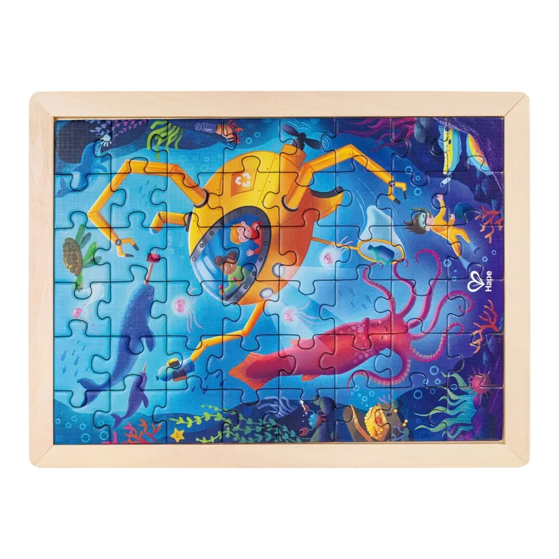 Hape Hape Puzzle Rette den Ozean 48 Teile, Mehrfarbig, – Produktbild 1 von 1