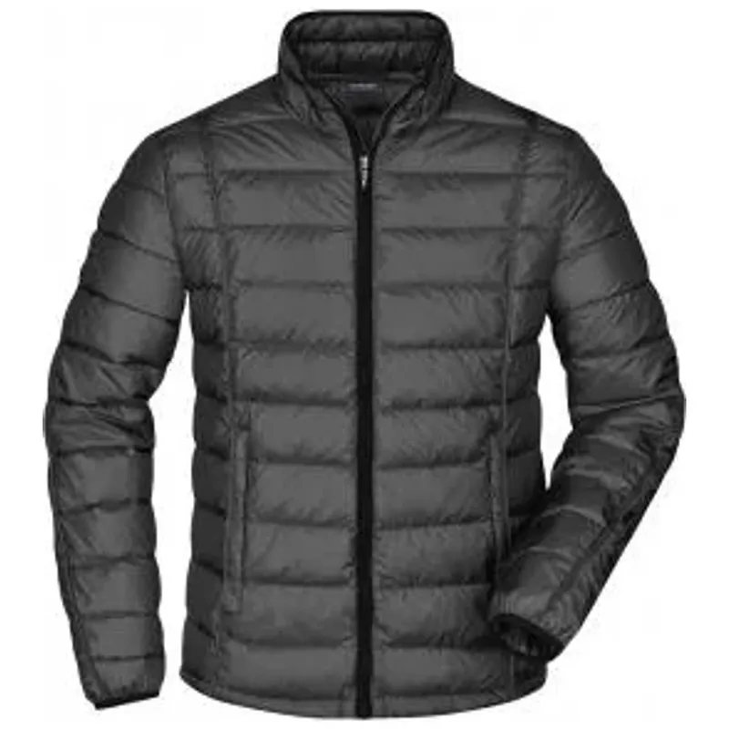 James & Nicholson James & Nicholson Daiber-JN1082 Mens Quilted Down Jacket Gr. M black/black – Produktbild 1 von 1
