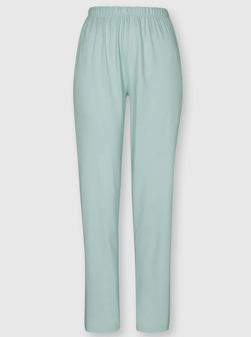 wäschepur Schlafanzug-Hose kalkmint, Kalkmint, – Produktbild 2 von 3