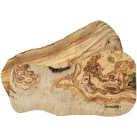 NATUREHOME NATUREHOME Brotzeit-Sets Zwei Schneidebretter mit Naturkante Olivenholz Handarbeit versch. Größen – Produktbild 2 von 6