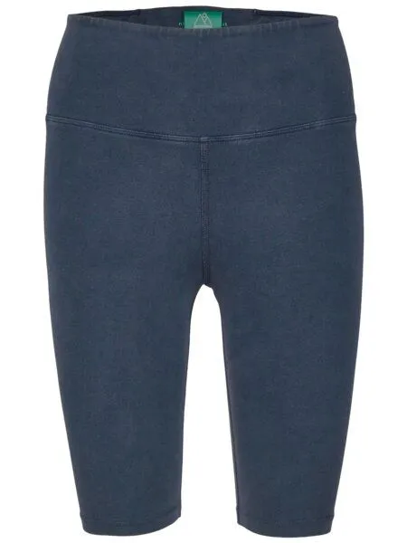 nice to meet me nice to meet me Essential Biker aus Biobaumwolle - Tie Dye Radlerhose, Tie dye indigo, – Produktbild 1 von 3