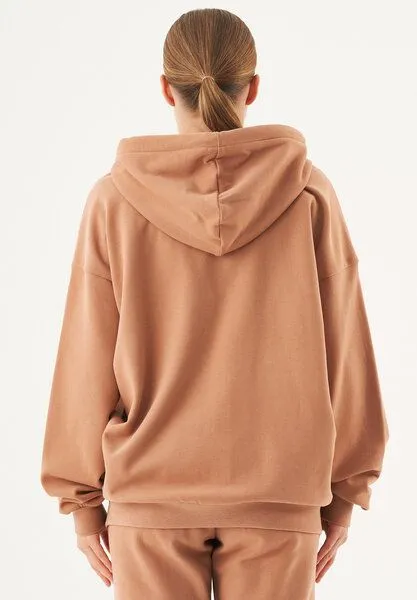 ORGANICATION ORGANICATION ESSENTIALS-JALE- Soft Touch Sweatjacke aus Bio-Baumwolle, Light brown, – Produktbild 4 von 4
