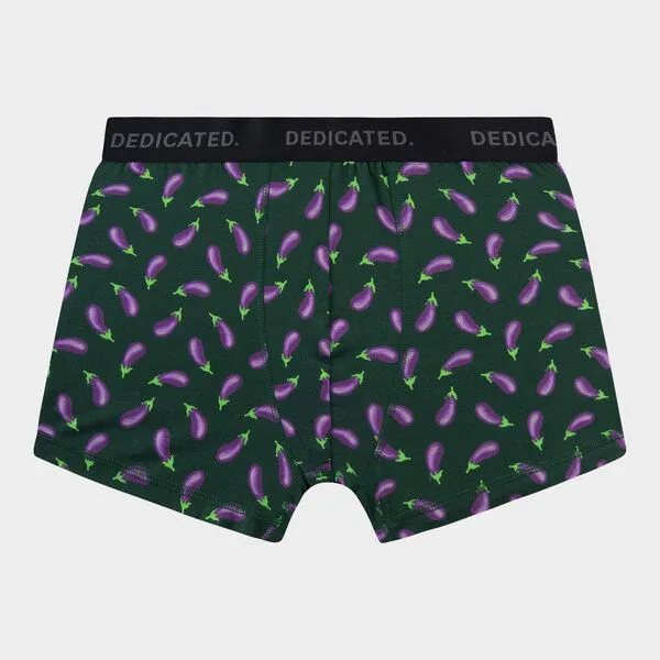 Dedicated DEDICATED Boxershorts Kalix Egg Plant - Dark Green – Produktbild 1 von 1