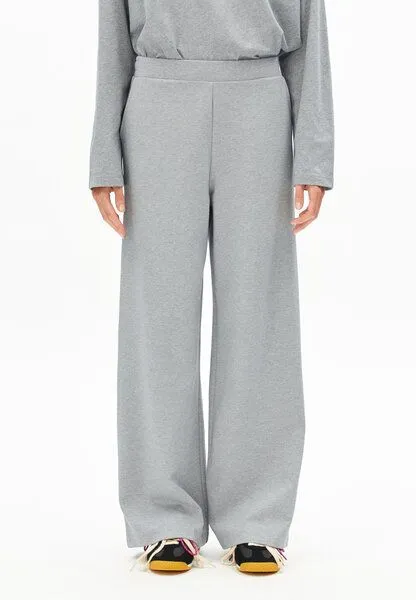 ARMEDANGELS ARMEDANGELS HIMAARI Damen Jerseyhose aus LENZING ECOVERO Viskose Mix, Silver melange, – Produktbild 1 von 4