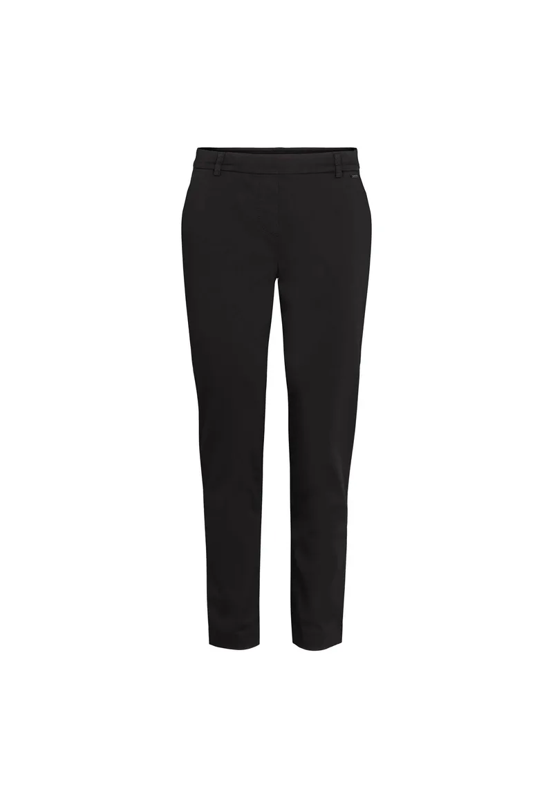 LAURIE LAURIE Damen vegan Hose Fanny Slim Sl Schwarz, Schwarz, – Produktbild 1 von 2