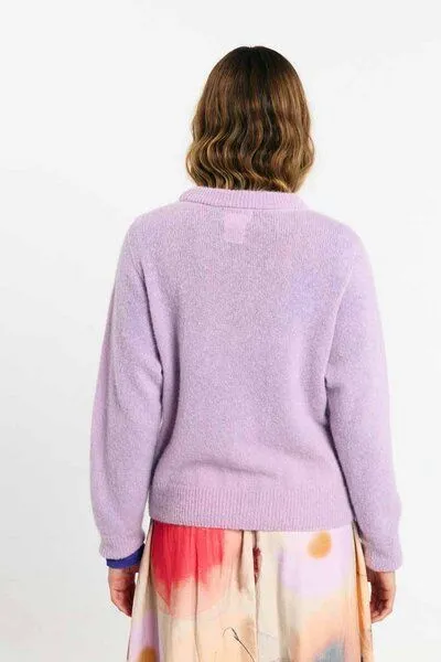 SUITE13LAB Suite13lab Strickpullover BABOL, Lilac, – Produktbild 2 von 4