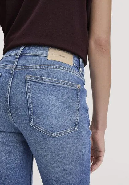 hessnatur hessnatur Jeans LINA Mid Rise Skinny aus Bio-Denim, Blue, – Produktbild 2 von 4
