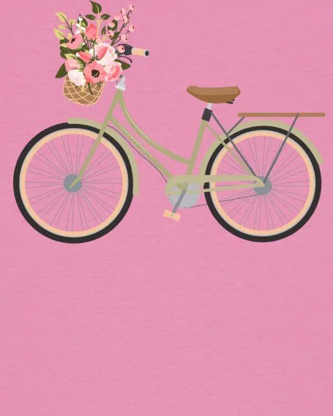 watapparel watapparel T-Shirt Frauen Damenfahrrad, Bubble pink, – Produktbild 3 von 4