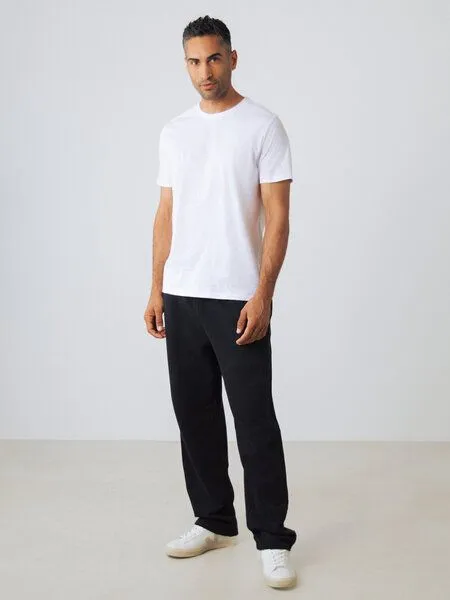 Honest Basics Honest Basics Herren Basic T-Shirt aus Bio- und recycelter Baumwolle, Weiss, – Produktbild 4 von 4