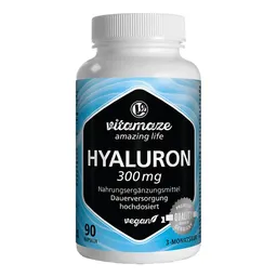 vitamaze Vitamaze HYALURONSÄURE 300 mg hochdosiert vegan – Produktbild 1 von 1