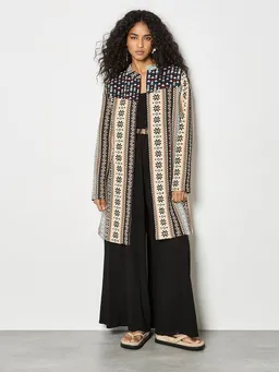 Apricot Apricot Kurzjacke Boho-Tapisserie-Jacke mit Muster – Produktbild 1 von 1