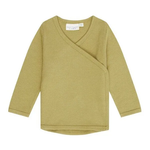 Sense Organics sense-organics Wanda: Wickeljacke aus Waffel-Jersey von Sense Organics, Dark grey, – Produktbild 2 von 4