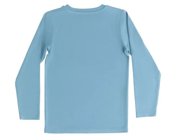 True North True North Kinder Langarmshirt, Atlantikblau, – Produktbild 3 von 3
