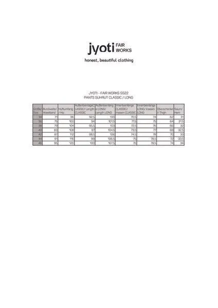 Jyoti - Fair Works Jyoti - Fair Works Bio-Baumwollcord Hose Suhrut, Nebel, – Produktbild 1 von 4