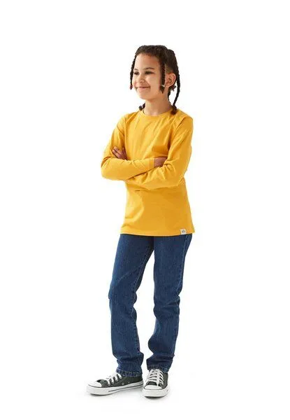 Band of Rascals Band of Rascals Basic Longsleeve, Mustard, – Produktbild 3 von 4